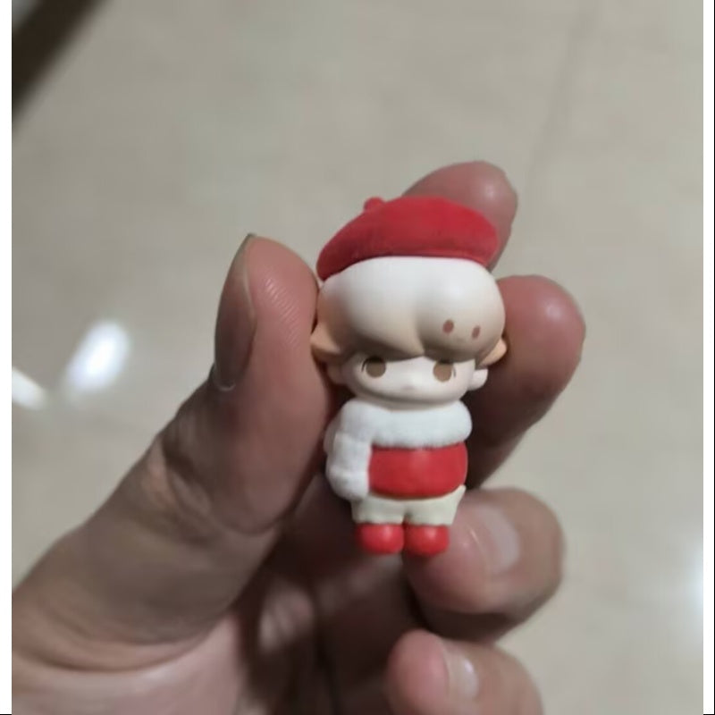 Dimoo Pop Beans Fluffy & Cozy Series Snug Red Beret