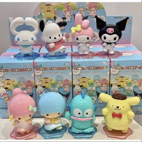 Sanrio Characters Back to Back Company series Whole Set Opened
