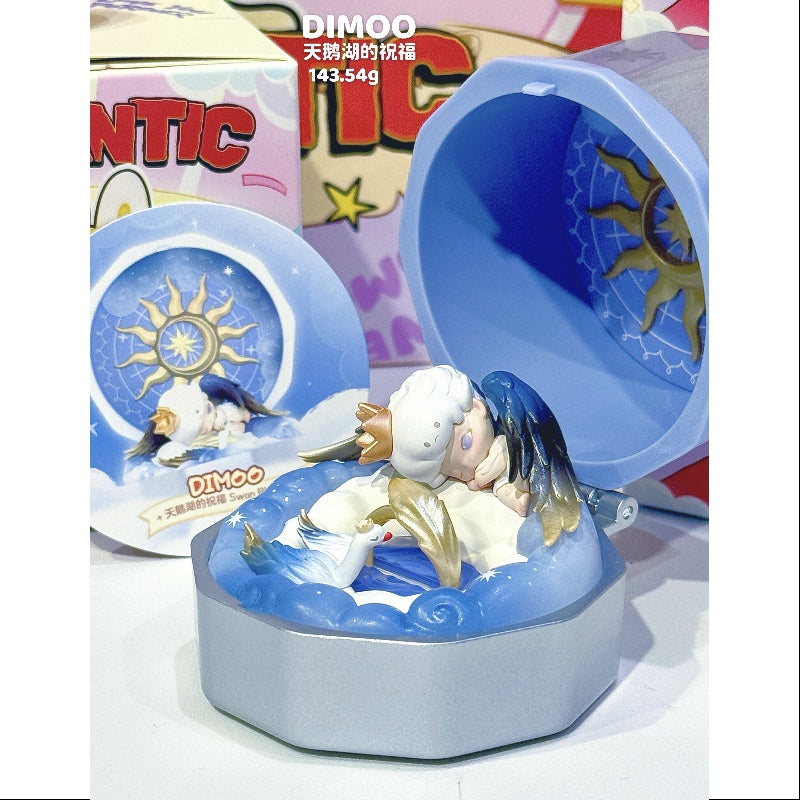 DIMOO Pop Mart Romantic Ring Box Series 4 DIMOO Swan Blessings – TOYSEZ