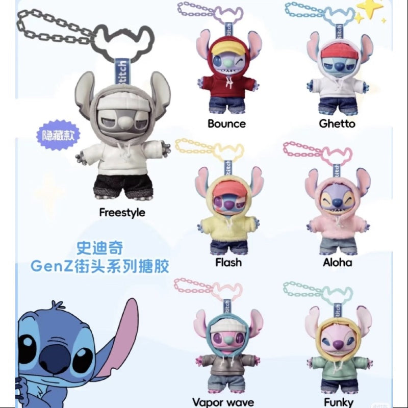 Disney Stitch GenZ Street Vinyl Pendant Series Whole Set Brand New With Plastic