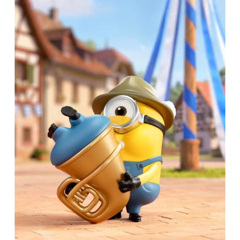 Minions Bello World Blind Box Series: Oktoberfest Stuart (Confirmed Style)