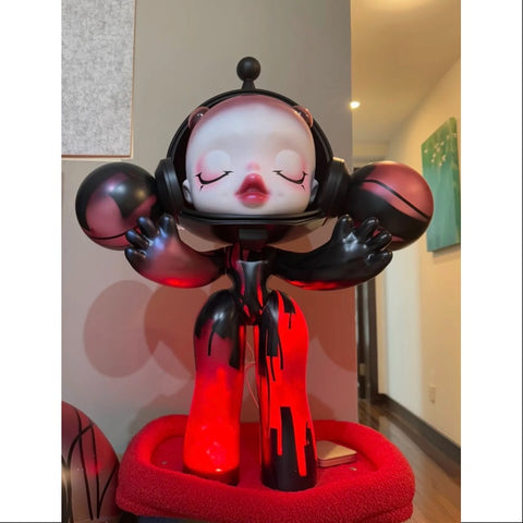 MEGA α SKULLPANDA Red Crystal 1000% 2025 Limited Edition