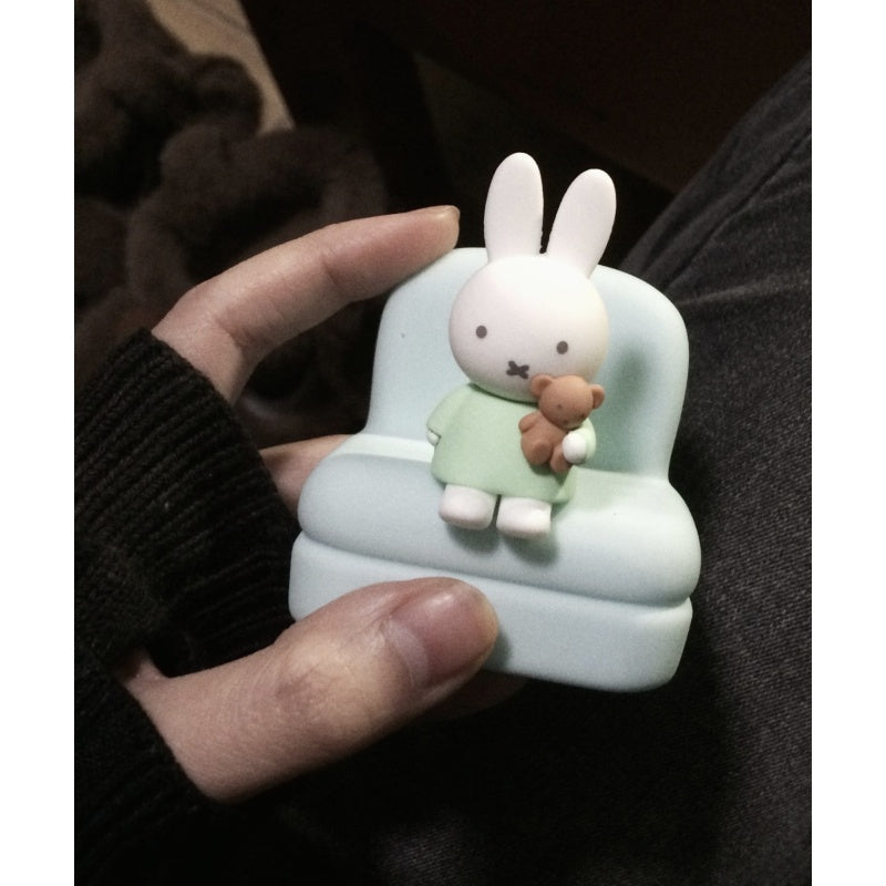 Miffy Sofa Phone Stand Season 2 Blind Box Series: Blue Sofa (Confirmed Style)