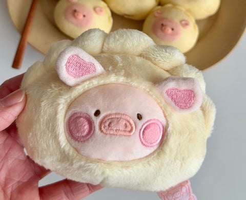 LuLu the Piggy Dim Sum House Food Hunter Plush Keychain Blind Box Series: Dumplings Unpack (Confirmed Style)