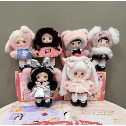 Nommi Pink Energy Plush Doll Blind Box Series Complete Set
