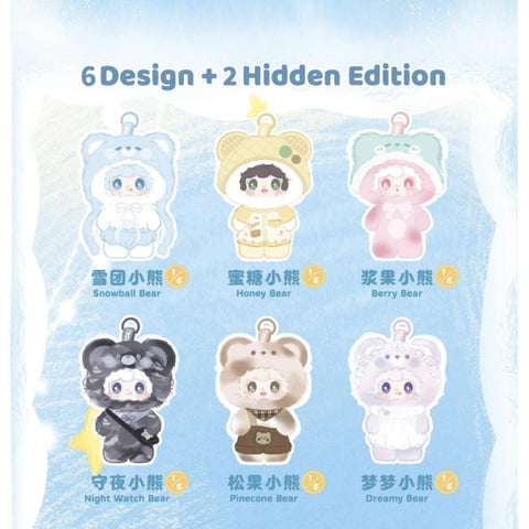 Yooki Little Bear Hibernation Plan Plush Pendant Series: Whole Set (Opened Box) | TOYSEZ Data
