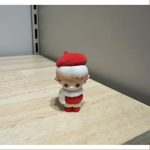 Dimoo Pop Beans Fluffy & Cozy Series Snug Red Beret