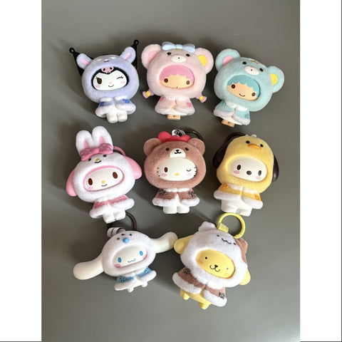 Sanrio Characters The Cloak Pendant Series Whole Set Opened