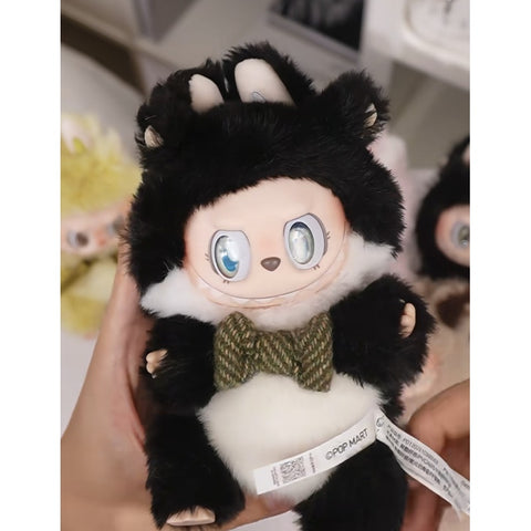 Labubu The Monsters Cat Mode On Vinyl Plush Pendant Blind Box Series: Cow Kitty (Confirmed Style)