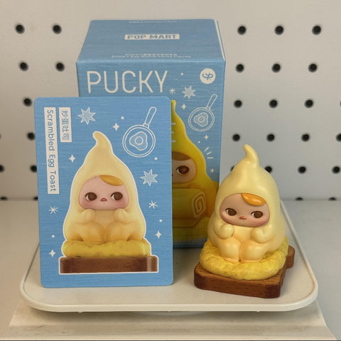 PUCKY Egg Beanie Series Scrambled Egg Toast
