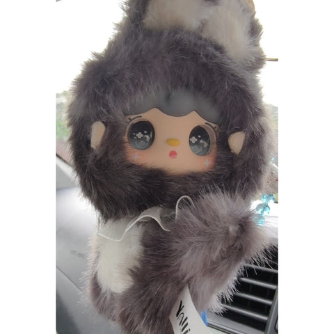 Yooki Hopping Bunny Plush Pendant Series: Night gray rabbit (Confirmed Style) | TOYSEZ Data