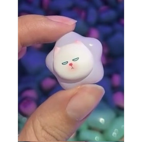 ViViCat Pop Bean Lucky Star Series: Vivicat Coconut White (Confirmed Style) | TOYSEZ Data