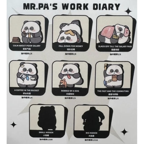 Mr.PA's Work Diary Blind Box Series Complete Set