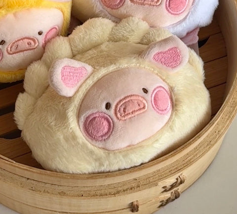 LuLu the Piggy Dim Sum House Food Hunter Plush Keychain Blind Box Series: Dumplings Unpack (Confirmed Style)