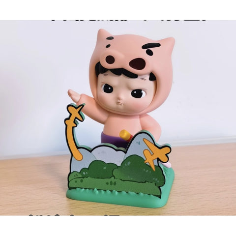 Hacipupu × CRAYON SHINCHAN One Day in Kasukabe Blind Box Series: It's Buriburizaemon Costume (Confirmed Style)