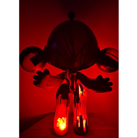MEGA α SKULLPANDA Red Crystal 1000% 2025 Limited Edition