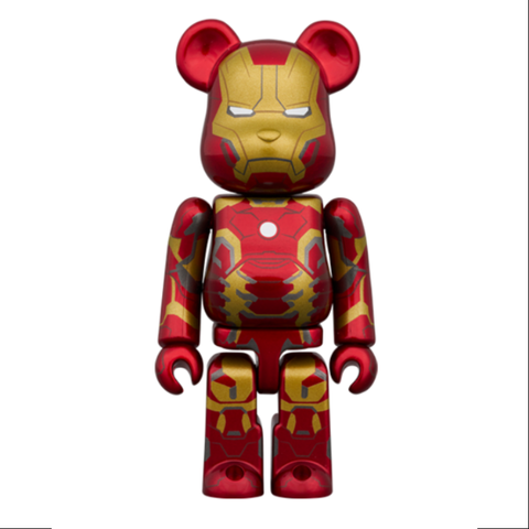 Bearbrick Iron Man Mark IV 400% & 100% Be@rbrick 2024 Limited