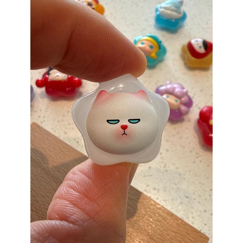 ViViCat Pop Bean Lucky Star Series: Vivicat Coconut White (Confirmed Style) | TOYSEZ Data