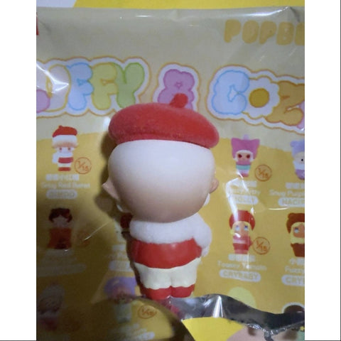 Dimoo Pop Beans Fluffy & Cozy Series Snug Red Beret