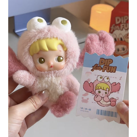 Hacipupu Dip For Fun Plush Pendant Blind Box Series: Jump Scare (Confirmed Style)