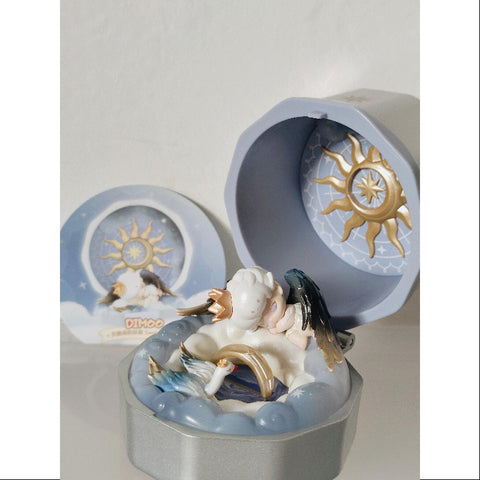 DIMOO Pop Mart Romantic Ring Box Series 4 DIMOO Swan Blessings