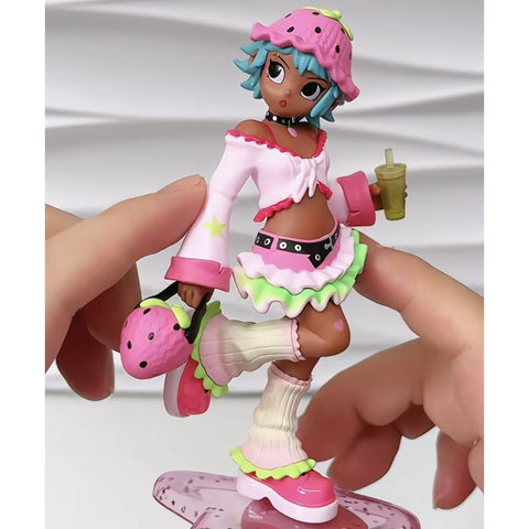 Peach Riot Sugar Mode Blind Box Series: Frankie - Strawberry Mode (Confirmed Style)