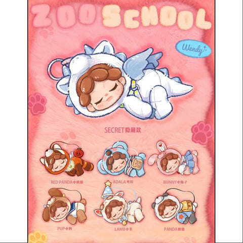 Wendy Zoo School Series Vinyl Plush Whole Set Brand New With Plastic