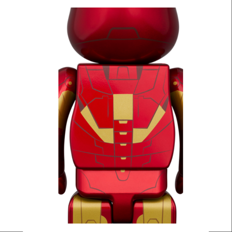 Bearbrick Iron Man Mark IV 400% & 100% Be@rbrick 2024 Limited