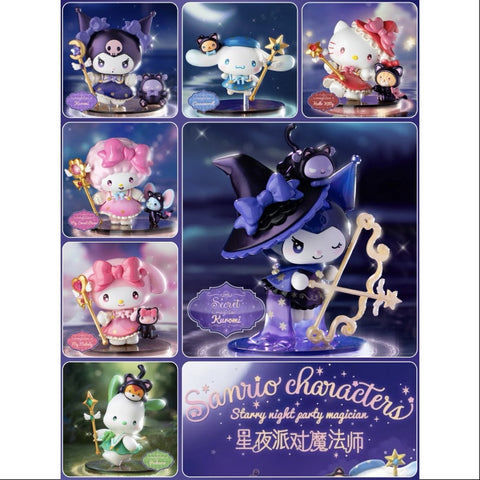 Sanrio Characters Starry Night Party Magician Series Whole Set Brand New With Plastic