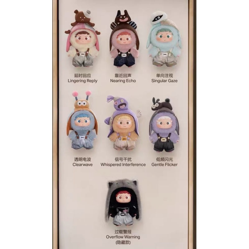Ozai Emotional Signal Lights Vinyl Plush Pendant Blind Box Series: Whole Set (Brand New With Plastic)