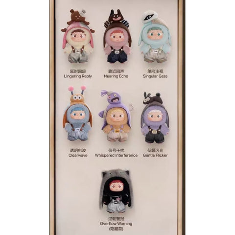 Ozai Emotional Signal Lights Vinyl Plush Pendant Blind Box Series: Whole Set (Brand New With Plastic)