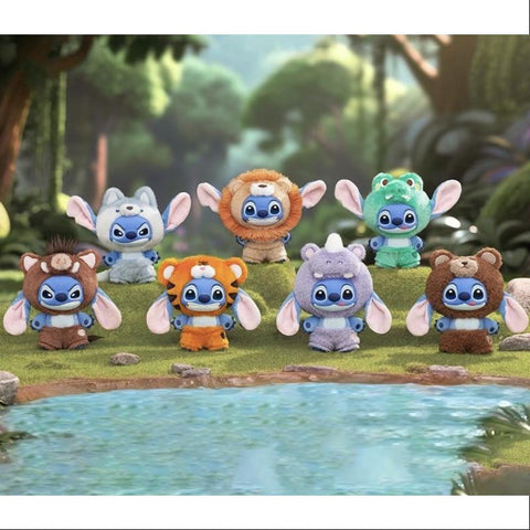 Disney Stitch Wild Animal Vinyl Pendant Series Whole Set Brand New With Plastic