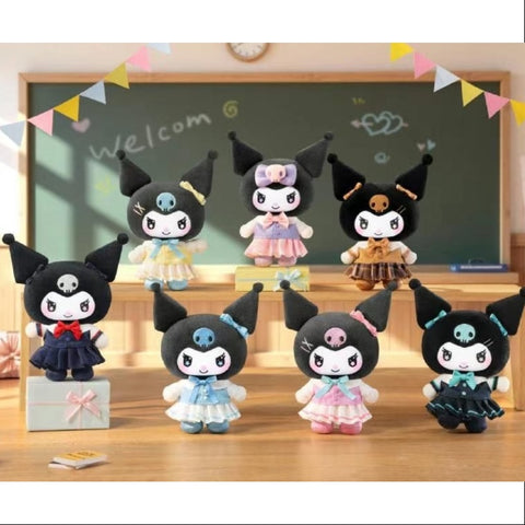 Kuromi School Life Vinyl Plush Pendant Series Whole Set Brand New With Plastic
