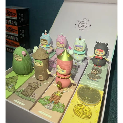 PUCKY 3 Little Pigs Series Whole Set Opened