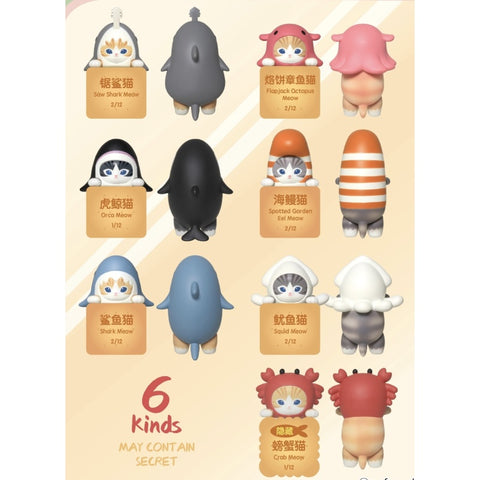 Mofusand Hippers Blind Box Series: Whole Set (Brand New With Plastic)
