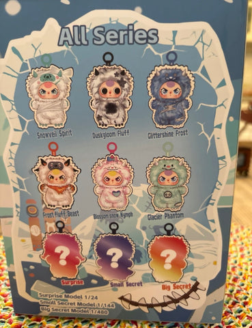 Baby Three Yeti Plush Doll Series Whole Set Brand New With Plastic