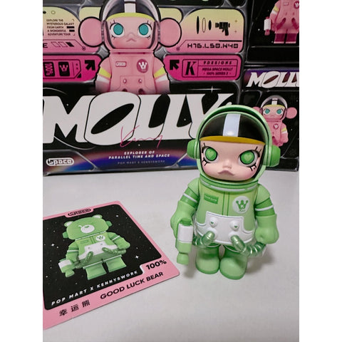 SPACE MOLLY MEGA 100% Series 3 Good Luck Bear