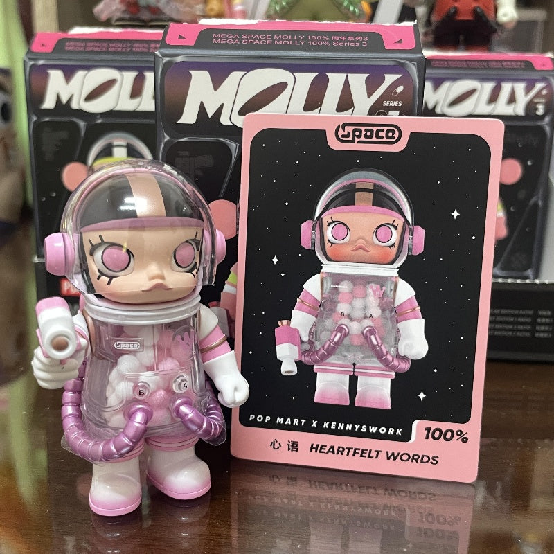 SPACE MOLLY MEGA 100% Series 3 Heartfelt Words