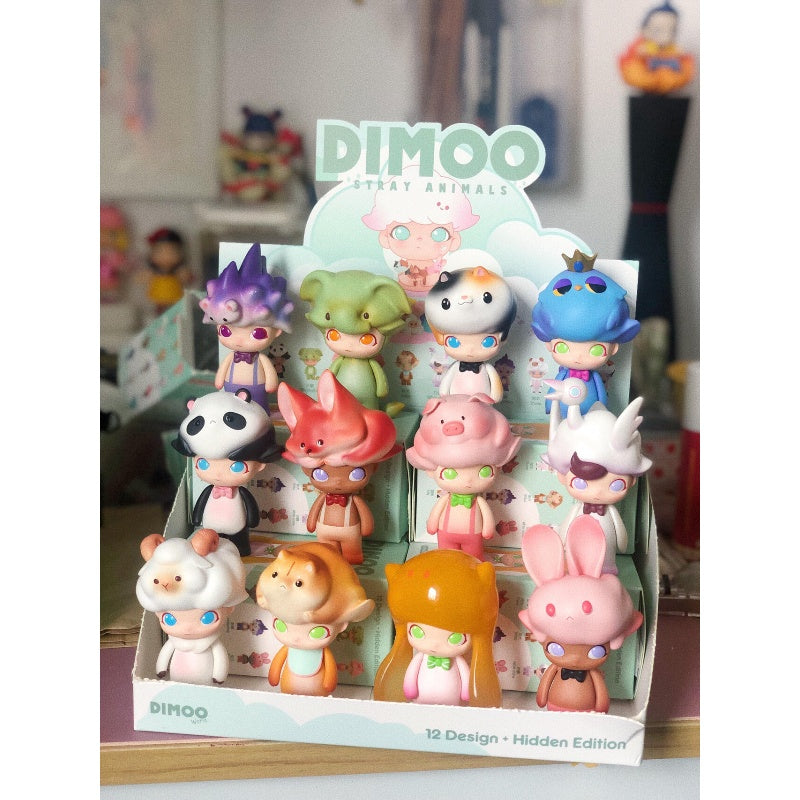 DIMOO Stray Animals Series Whole Set Opened