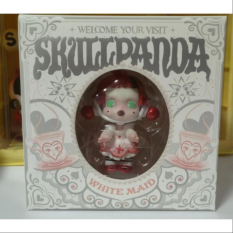 Skullpanda White Maid Art Toy Figurine Limited edition
