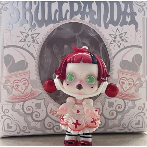 Skullpanda White Maid Art Toy Figurine Limited edition