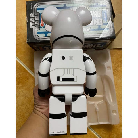 Bearbrick First Order Stormtrooper 400% White