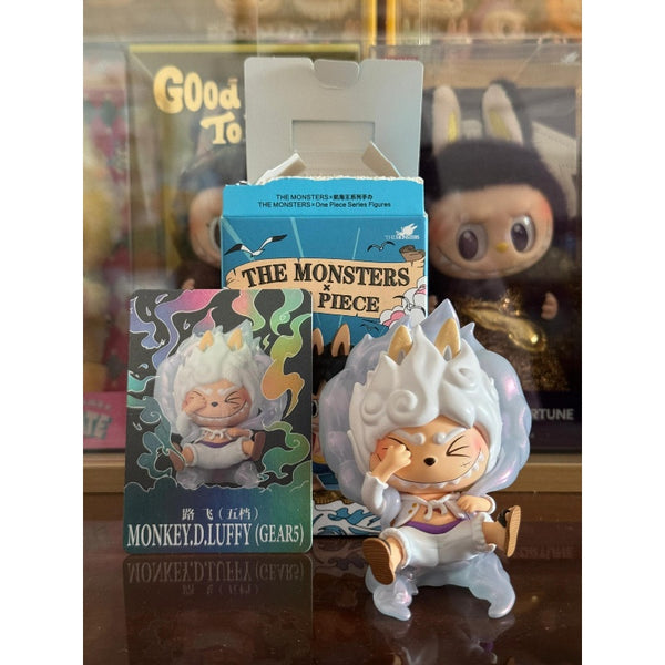 【海外限定】 labubu ONE PIECE フィギュア 5種 Labubu x One Piece – Monkey D. Luffy Gear 5 Figure (Secret