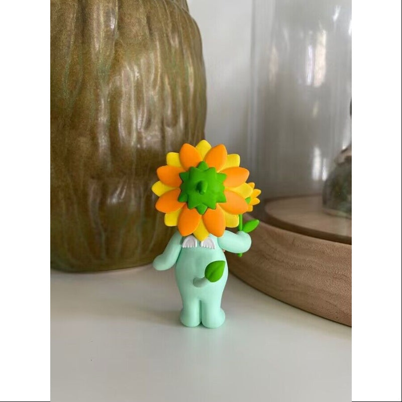 Sonny Angel  Flower Gift Series Sunflower Lion Mint Green