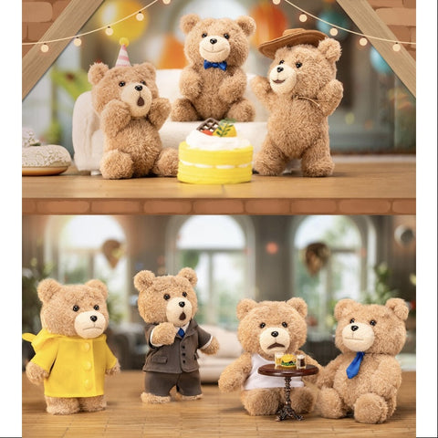 Ted2 Teddy Bear Action Plush Pendant Series Whole Set Brand New With Plastic