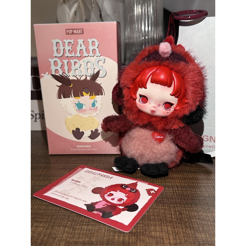 Skullpanda Dear Birds Plush Pendant Blind Box Series: A Dawn Duet (Confirmed Style)