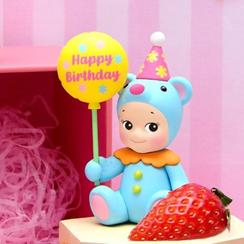 Sonny Angel Birthday Gift Bear Series Round Balloon