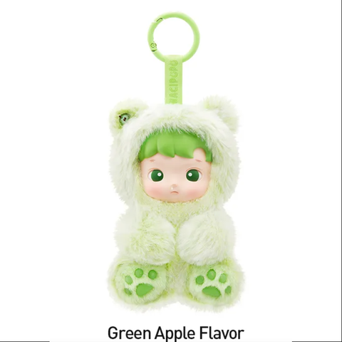 Hacipupu Gummy Bear Series Vinyl Plush Pendant Green Apple
