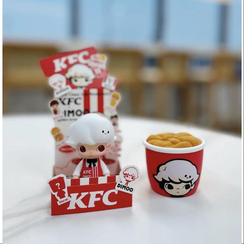DIMOO Pop Mart DIMOO KFC China 35th Anniversary BUCKET Series secret D ...