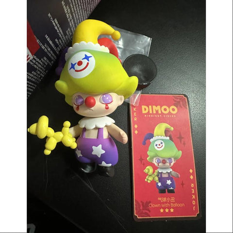 Dimoo Circus DIMOO Midnight Circus Series secret Clown with Balloon(1/144) – TOYSEZ